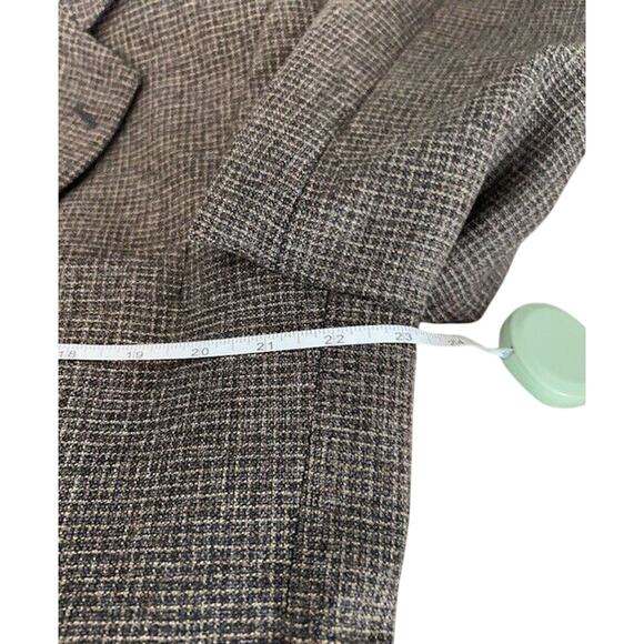 NORDSTROM Signature Men’s Blazer Suit Jacket Plaid 100% Wool Coat Business 42R - Picture 5 of 11